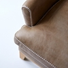 Picture of Rama - armchair in solid oak and cheyenne leather