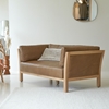 Picture of Rama - solid oak and cheyenne leather sofa