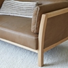 Picture of Rama - solid oak and cheyenne leather sofa