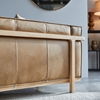 Picture of Yaman -  Sofa in acacia wood and leather