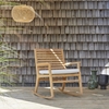 Picture of Solid teak wood  garden rocking chair