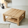 Picture of George - Square coffee table in solid teak