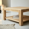Picture of George - Square coffee table in solid teak