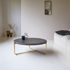Picture of Rai - Marble and metal coffee table grey