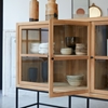 Picture of Sheraton - Low display cabinet in solid teak