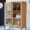 Picture of Sheraton - Tall solid teak display cabinet