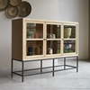 Picture of Sheraton -  low solid Acacia Wood display cabinet