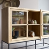 Picture of Sheraton -  low solid Acacia Wood display cabinet