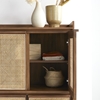 Picture of Pothole - Solid teak and rattan cabinet