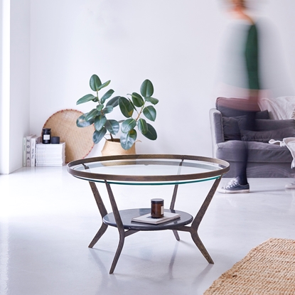 Picture of Carleson - Marble and metal Coffee Table