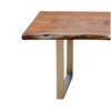 Picture of Acacia Wood & Iron Legs Large Live Edge Dining Table