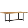 Picture of Rustic Mango Wood Industrial Dining Table