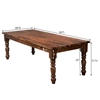 Picture of Solid Wood 84" Large Dining Room Table