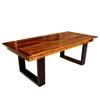 Picture of Solid Wood Double Pedestal Dining Table Furniture