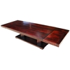 Picture of Solid Wood Double Pedestal Extendable Dining Table for 12