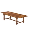 Picture of Solid Wood Trestle Extendable 120" Large Dining Table