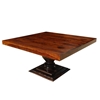 Picture of Solid Wood Fusion Pedestal Square Dining Table