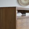 Picture of Glassy - solid acacia sideboard 80 cm