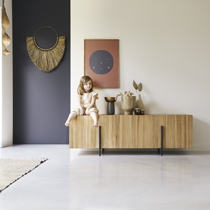 Picture of Low sideboard in solid acacia 165 cm