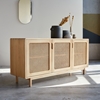 Picture of Runnel - solid Accacia and rattan buffet 160 cm