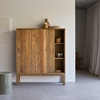 Picture of solid recycled acacia sideboard 130 cm