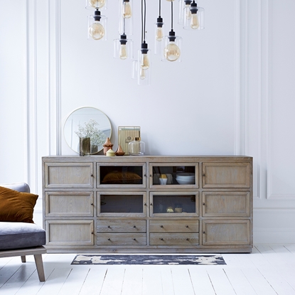 Picture of Mango wood Sideboard 220 cm