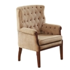 Picture of Solid Wood Tufted Accent Armchair
