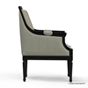 Picture of Solid Wood Upholstered Accent Chair
