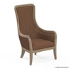 Picture of Solid Wood Transitional Upholstered Accent Chair