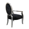 Picture of Sheesham Wood Velvet Fabric Arm Chair