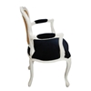 Picture of Black & White Accent Arm Chair