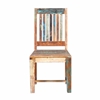 Picture of Slatted Back Reclaimed Wood Dining Chair