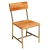 Picture of Solid Wood & Iron Rustic Dining Chair (Set Of 2)