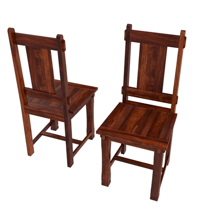 Picture of Santa Cruz Mission Handcrafted Chairs (Set Of 2)