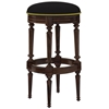 Picture of Solid Wood Upholstered Round Bar Stool Set of 2