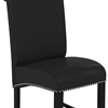 Picture of Solid Wood Leather High Back Bar Chair
