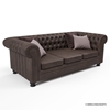 Picture of Solid Wood Handcrafted Chesterfield Sofa