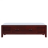Picture of Solid Sheesham Wood 1 Drawer Bedroom Ottoman