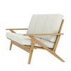 Picture of Teak Wood Mid-century Modern Three Seat Sofa
