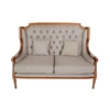 Picture of Solid Wood Diamond Tufted Living Sofa