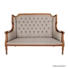 Picture of Solid Wood Diamond Tufted Living Sofa