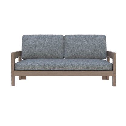 Picture of Solid Teak Wood Outdoor 3 Seater Sofa