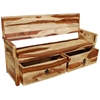 Picture of Solid Wood Sofa Bench w Storage Drawers