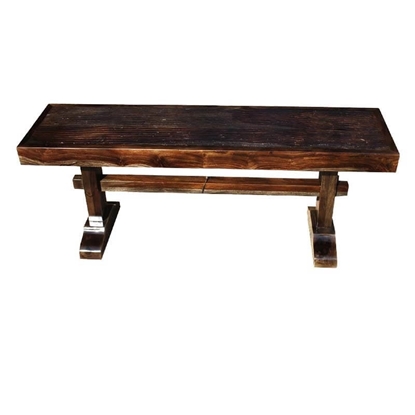 Picture of Solid Wood Rustic Bench