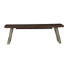 Picture of Solid Wood & Iron Rustic 55” Bench