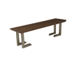 Picture of Solid Wood Iron L-Leg Bench