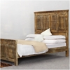 Picture of Solid  Wood Platform Bed w Footboard & High Headboard