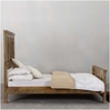 Picture of Solid  Wood Platform Bed w Footboard & High Headboard