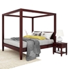 Picture of Solid  Wood Platform Canopy Bed