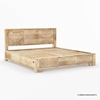 Picture of Solid Mango Wood Full Size Platform Bed